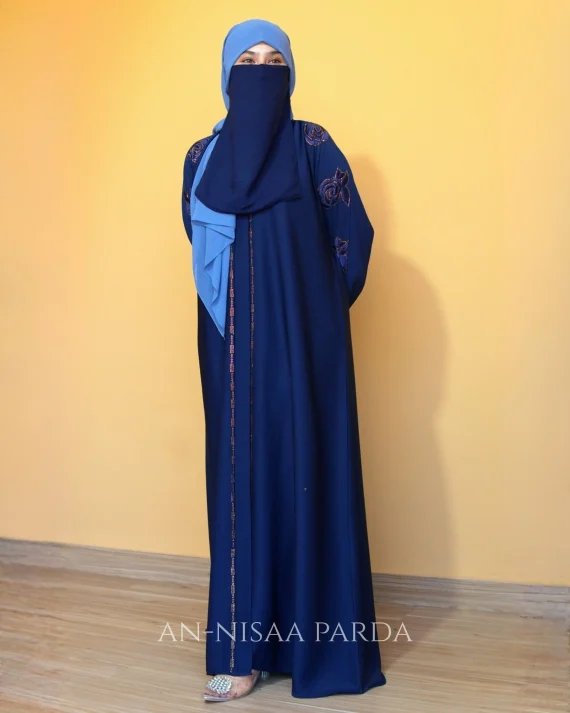 Rosette Embroidered Gown